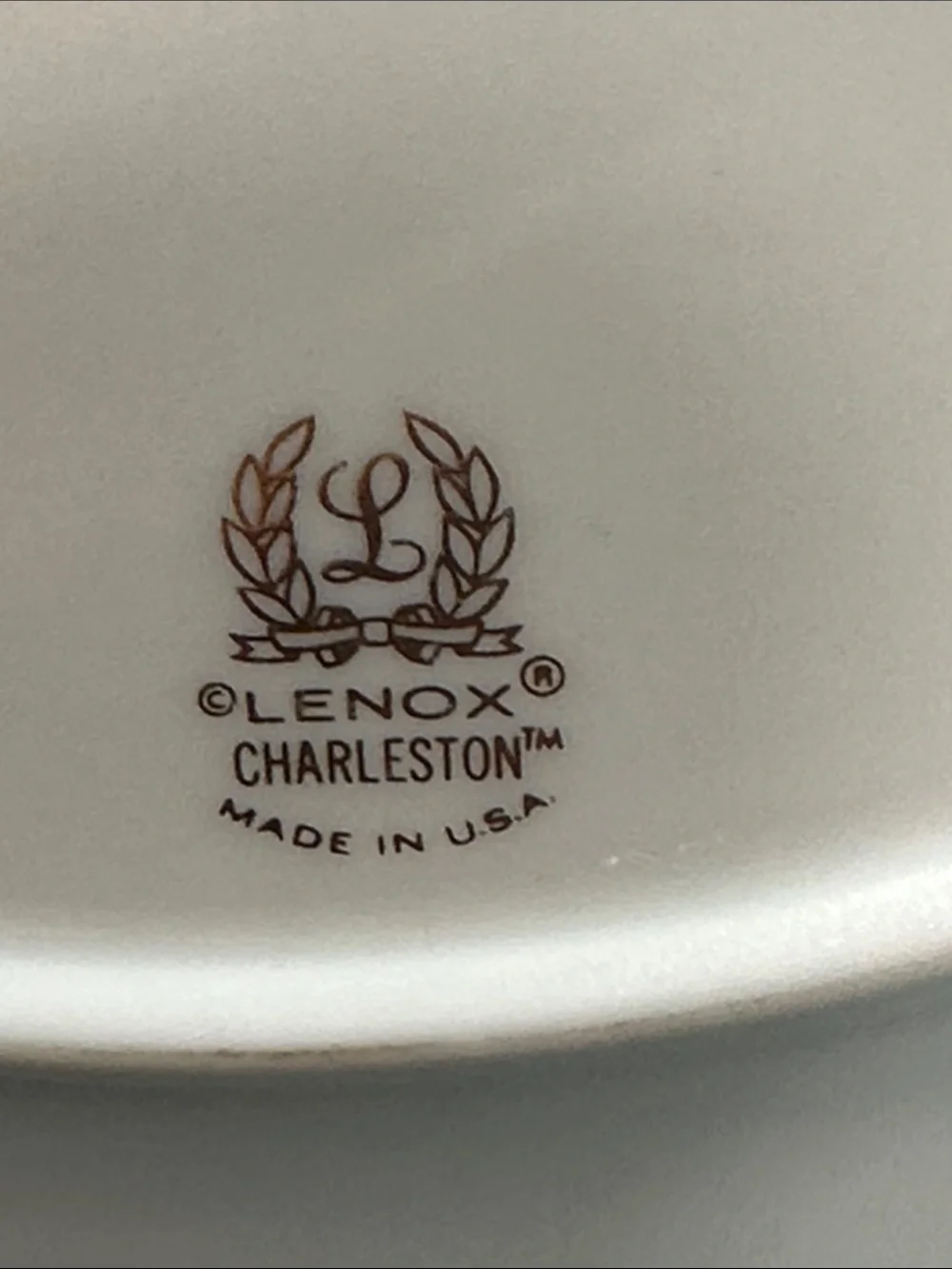 Lenox  Charleston Two Tier Cream and Pink, Silver Rimmed. Floral Serving Stand